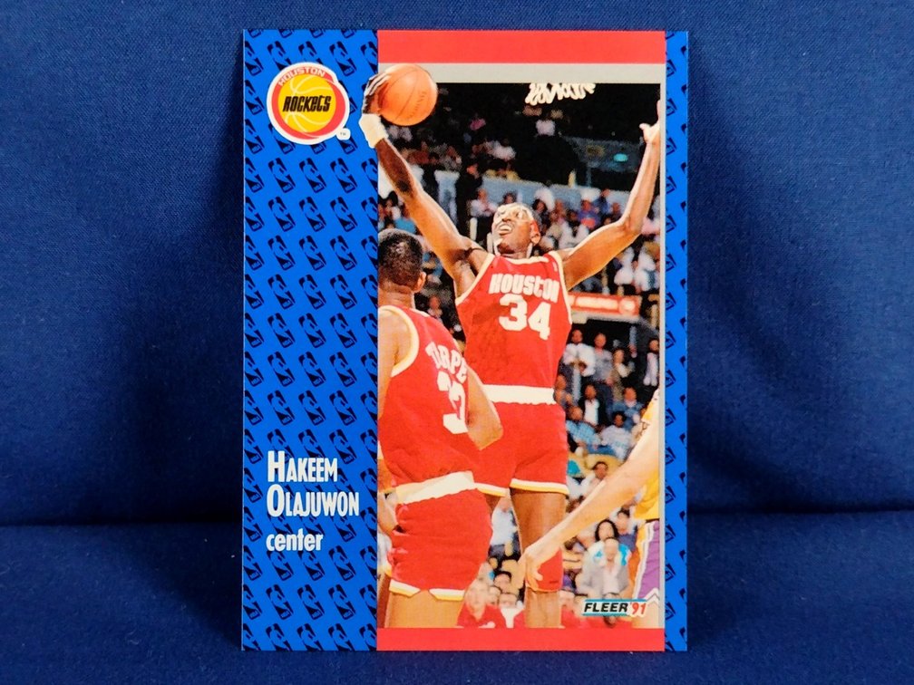 1991/92 Tonys Pizza #S-37 Hakeem Olajuwon HOF