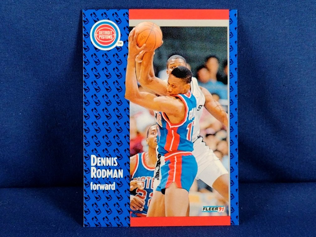 1991/92 Tonys Pizza #S-56 Dennis Rodman HOF