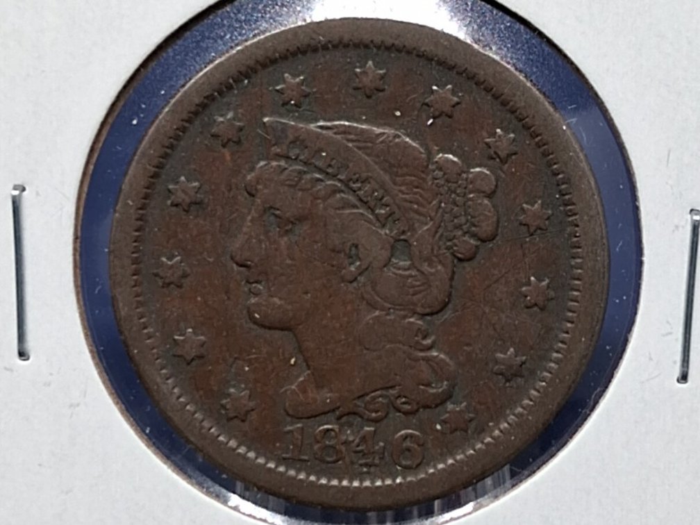 1846 Large Cent Coin