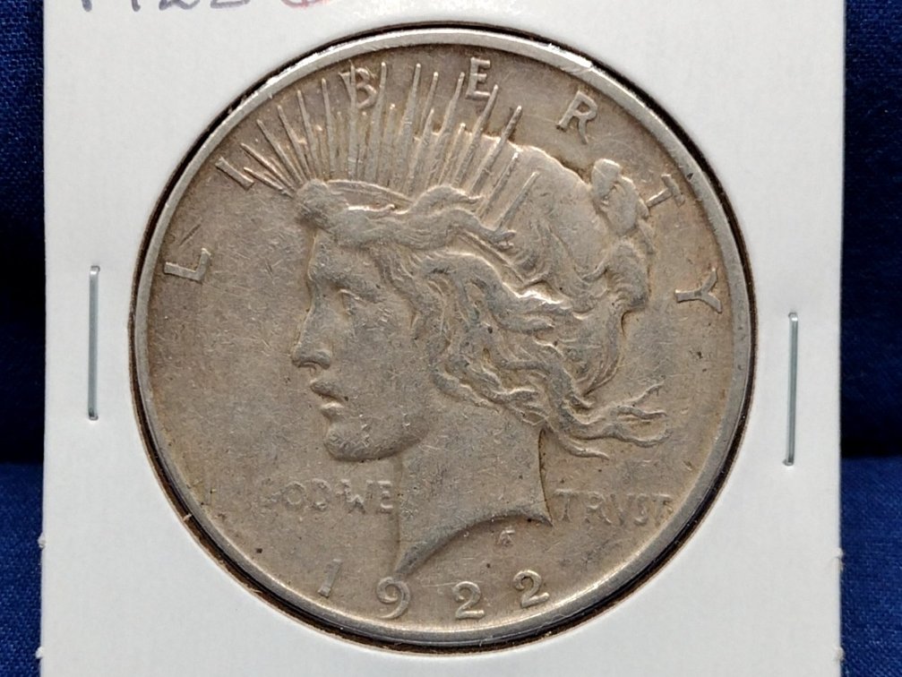 1922 D Peace Dollar Coin