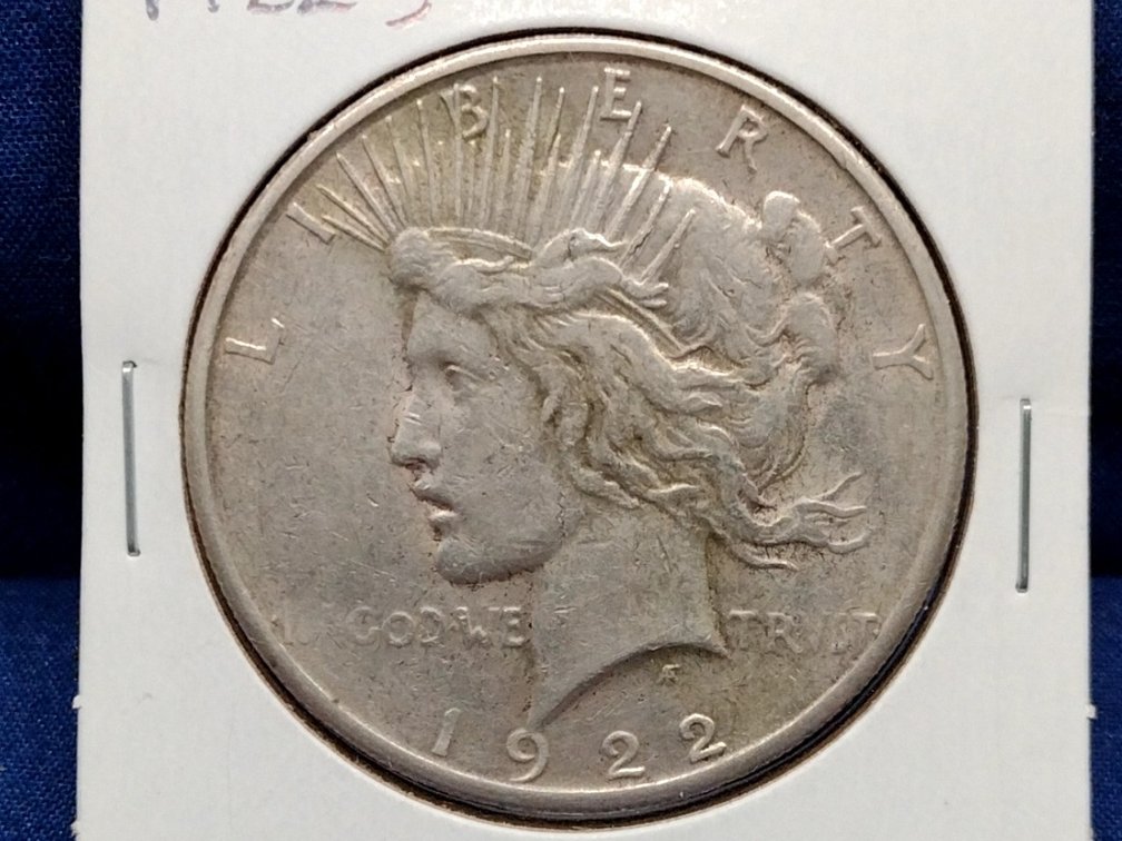 1922 S Peace Dollar Coin