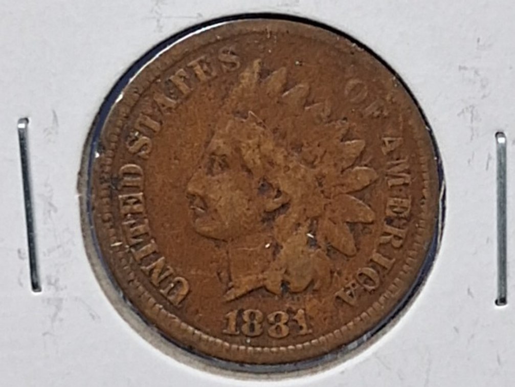 1881 Indian Head Penny Coin
