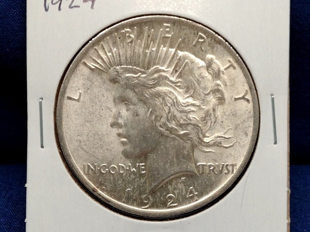 1924 Peace Dollar Coin