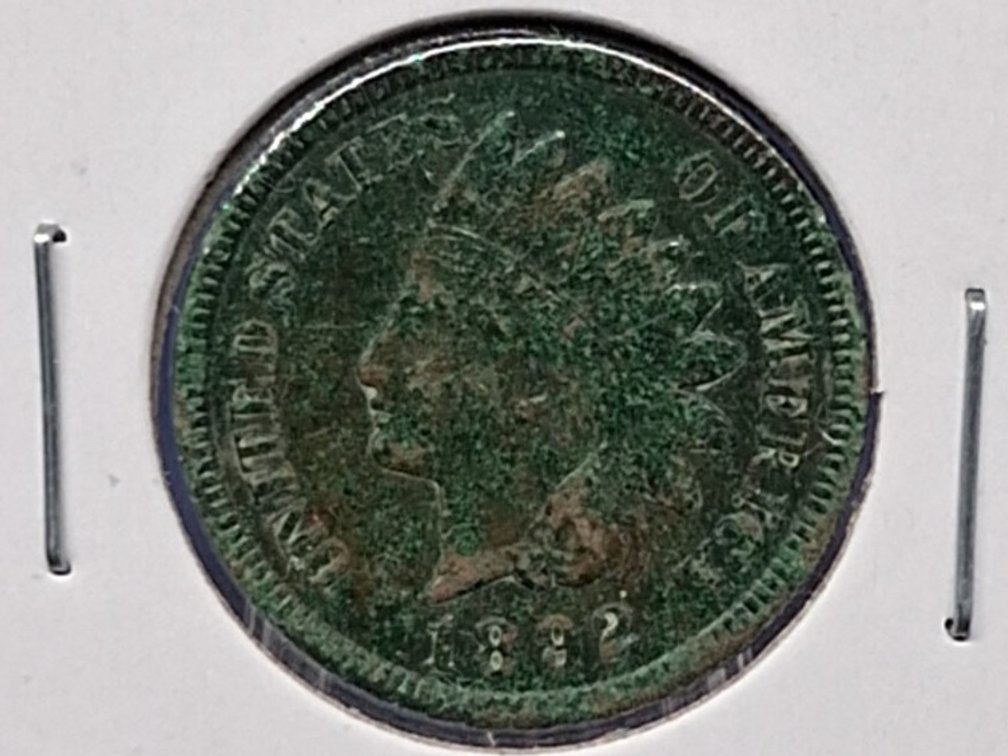 1892 Indian Head Penny Coin