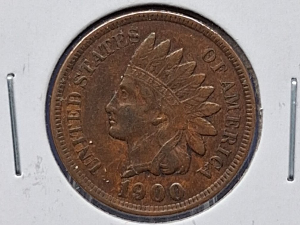 1900 Indian Head Penny Coin
