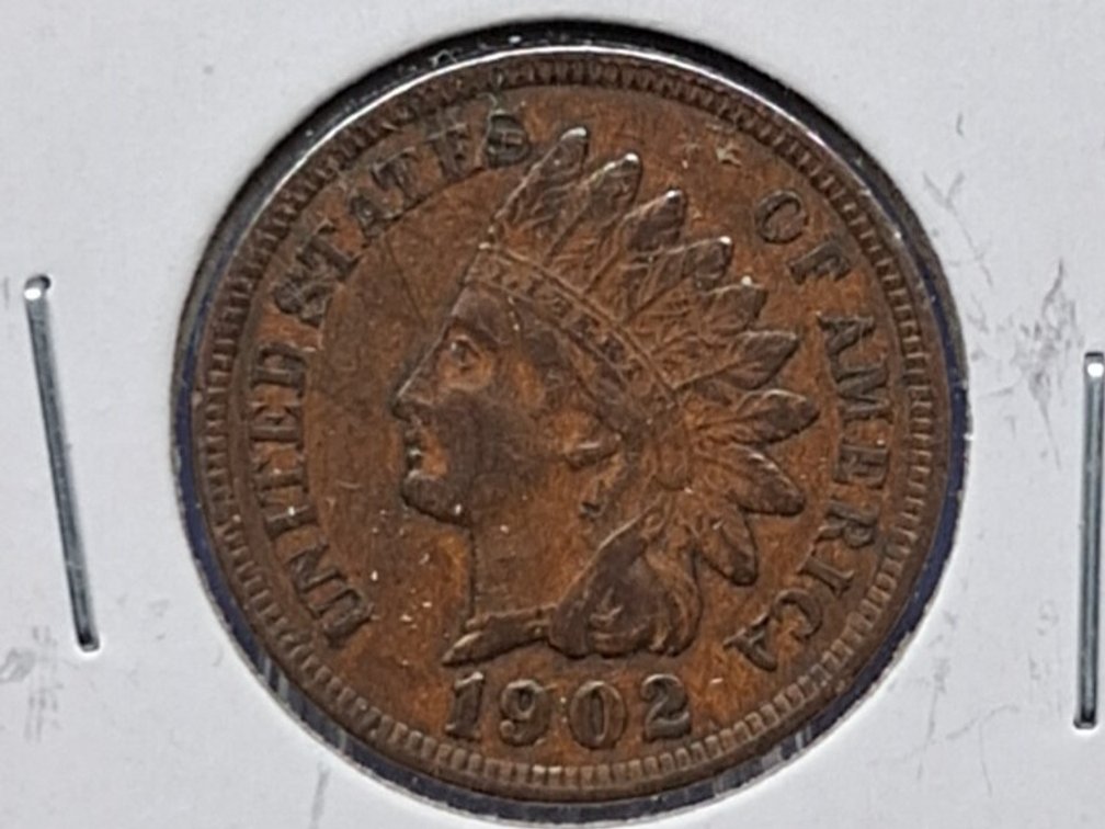 1902 Indian Head Penny Coin