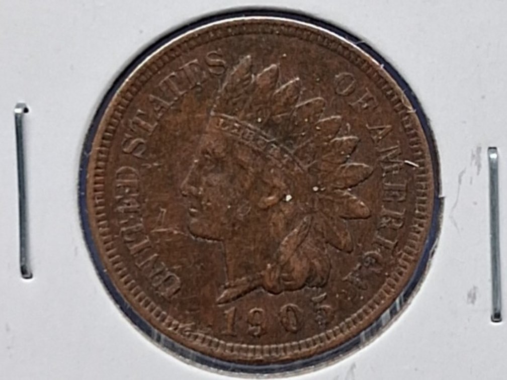 1905 Indian Head Penny Coin