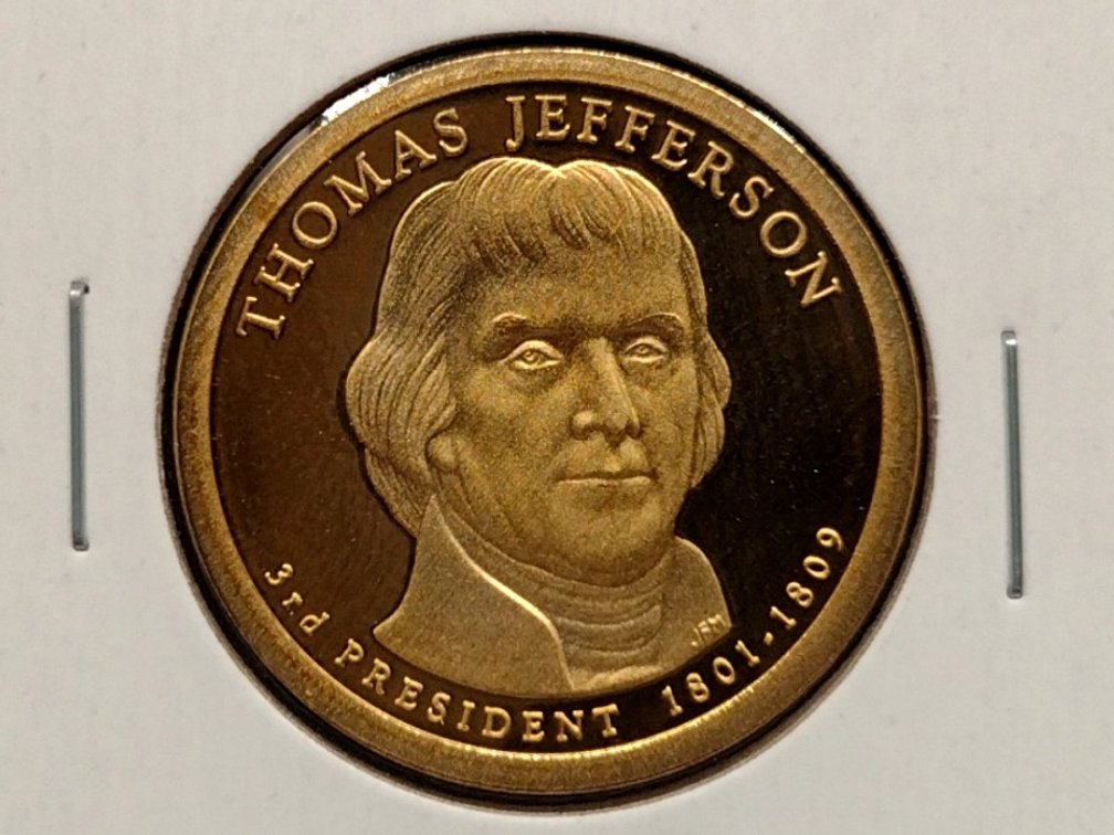 2007 S Proof Presidential Dollar Coin