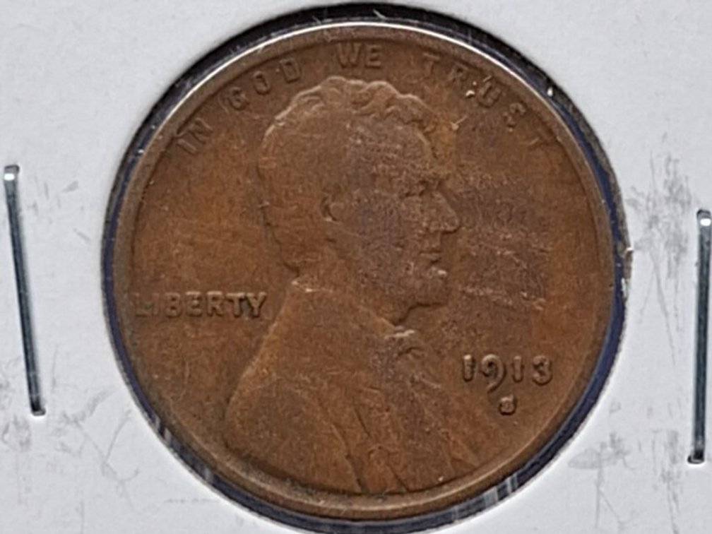1913 S Lincoln Wheat Penny Coin