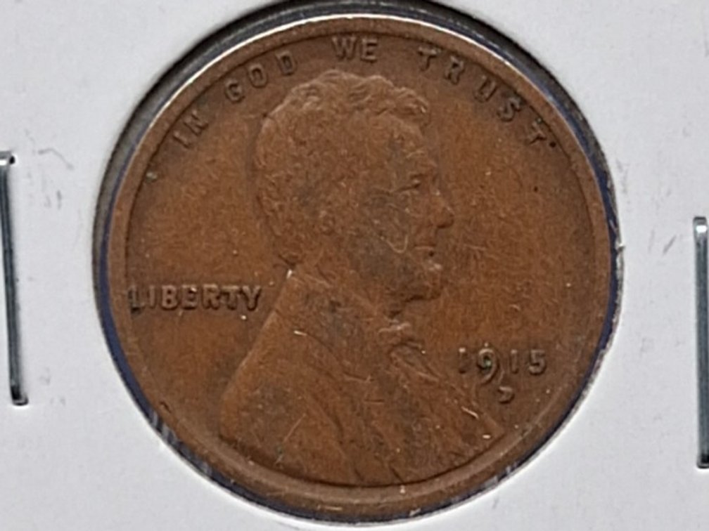 1915 D Lincoln Wheat Penny Coin