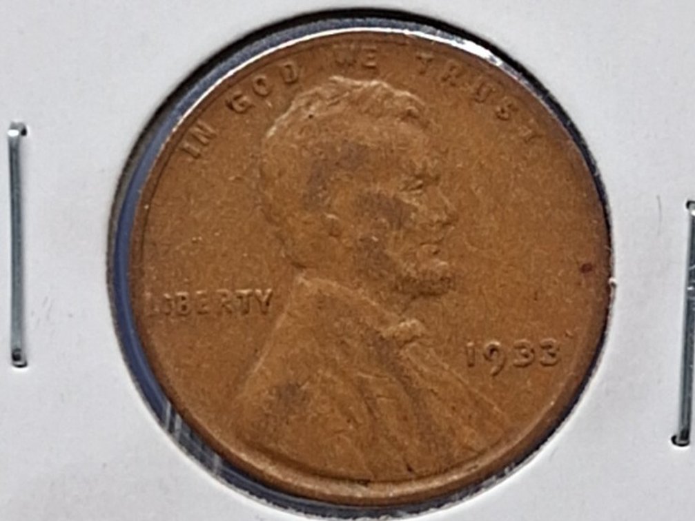 1933 PD Lincoln Wheat Penny Coins