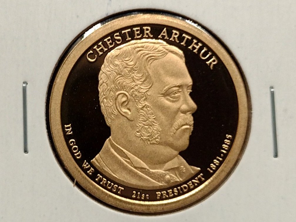 2012 S Proof Presidential Dollar Coin
