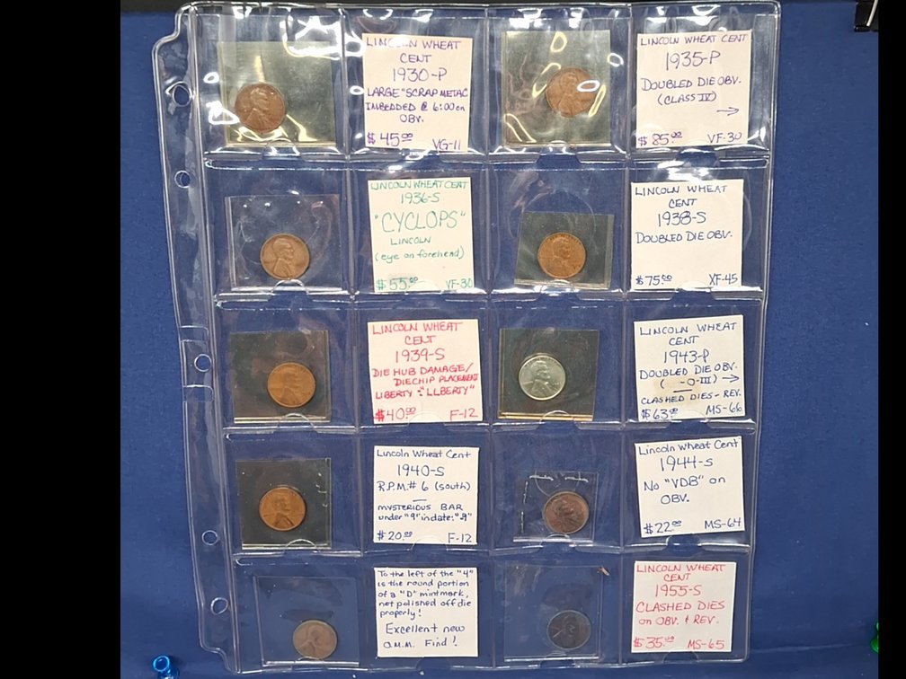 10 Mixed Dates Lincoln Wheat Penny Coins