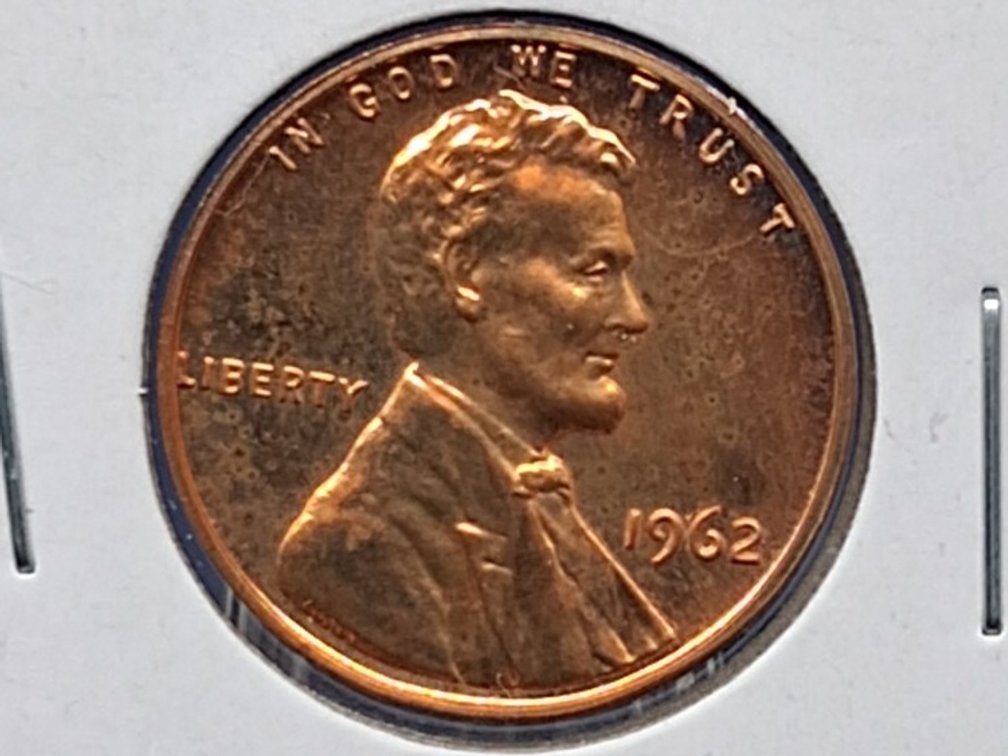 1962, '63, '64 Proof Lincoln Wheat Penny Coins