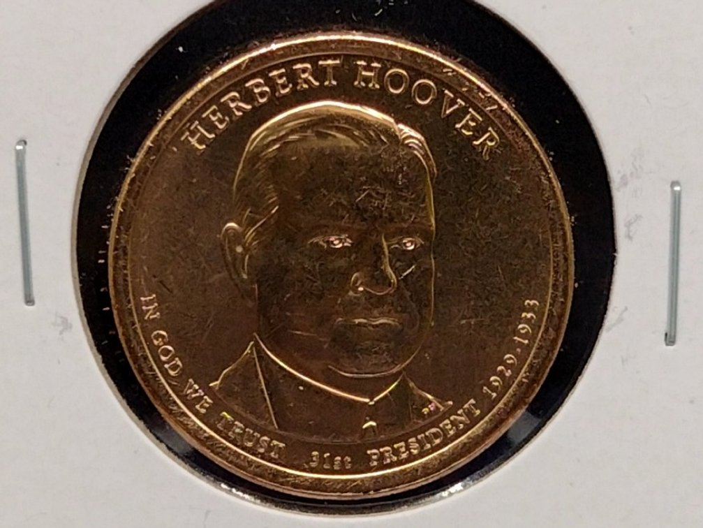 2014 PD BU Presidential Dollar Coins