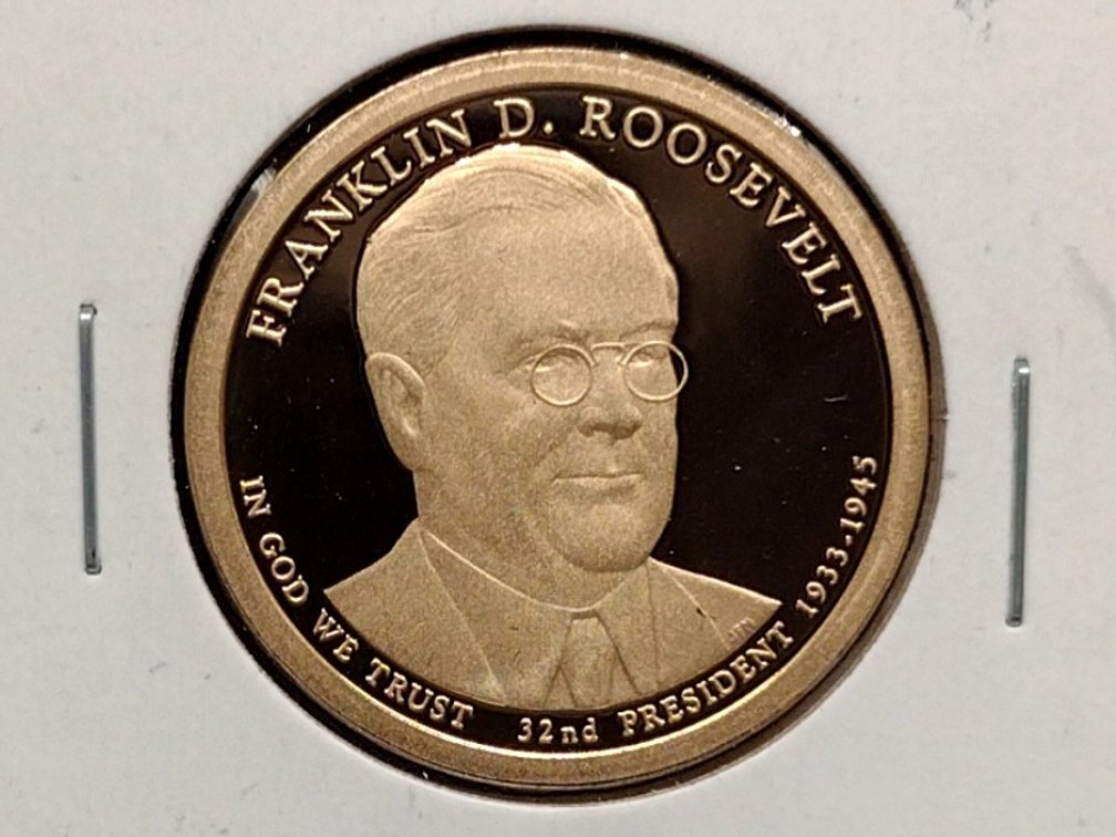 2014 S Proof Presidential Dollar Coin