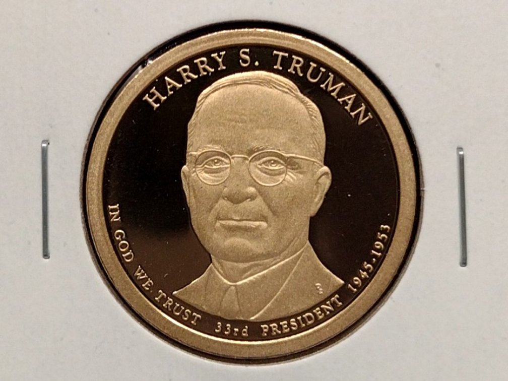 2015 S Proof Presidential Dollar Coin