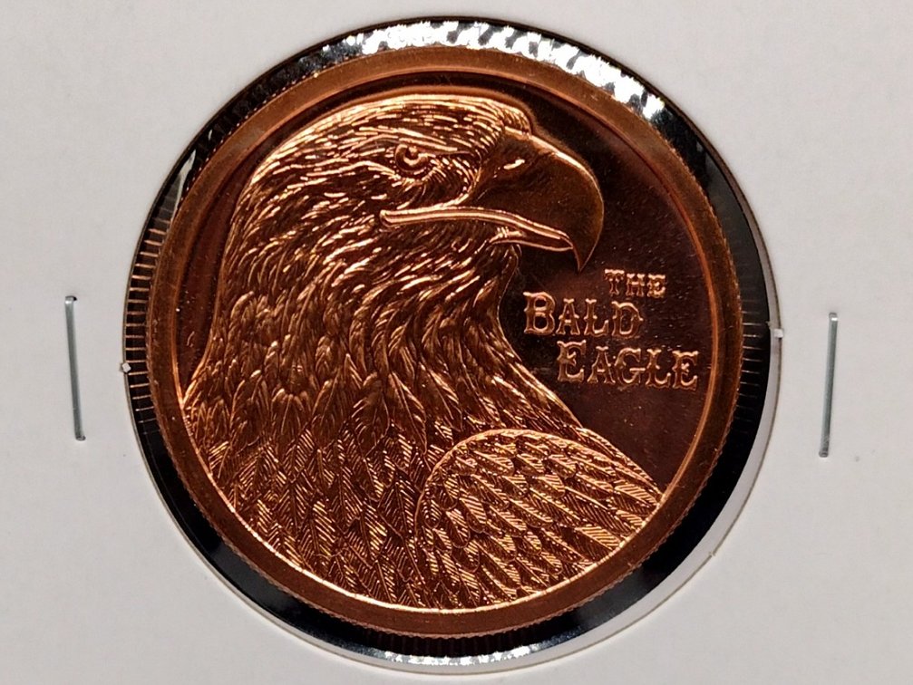 1 oz. .999 Copper Round