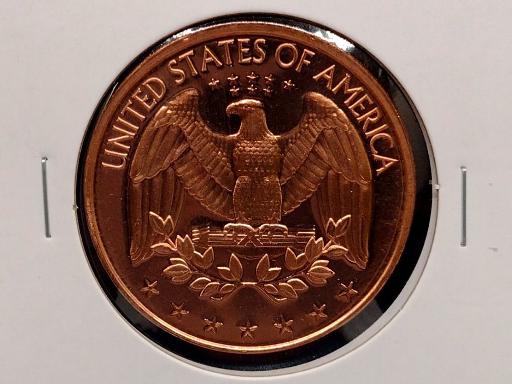 1 oz. .999 Copper Round