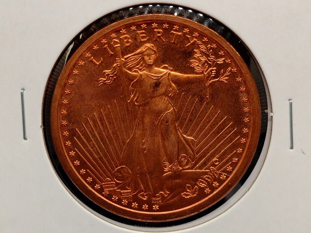 1 oz. .999 Copper Round
