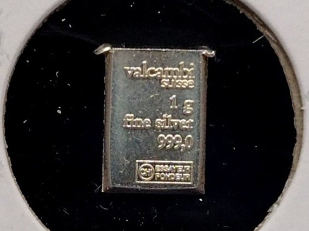 1 gram .999 fine silver bar