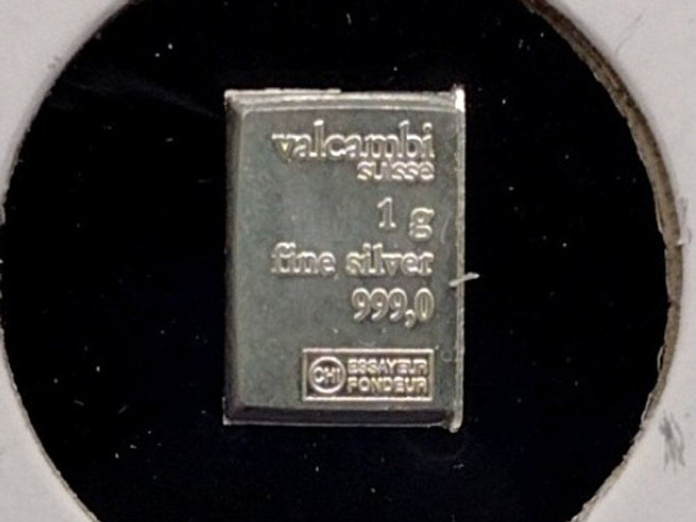 1 gram .999 fine silver bar