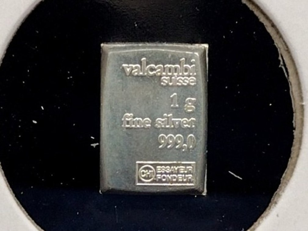 1 gram .999 fine silver bar