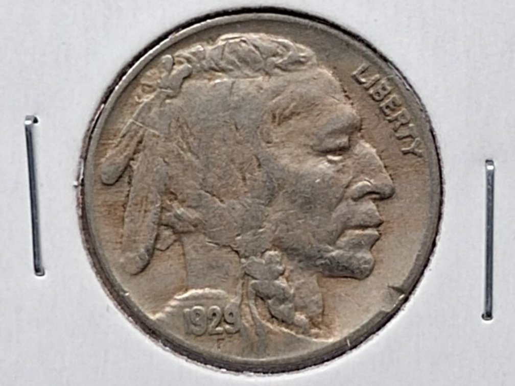 1929 PDS Buffalo Nickel Coins