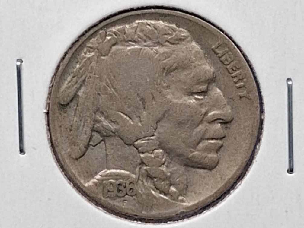 1936 PDS Buffalo Nickel Coins