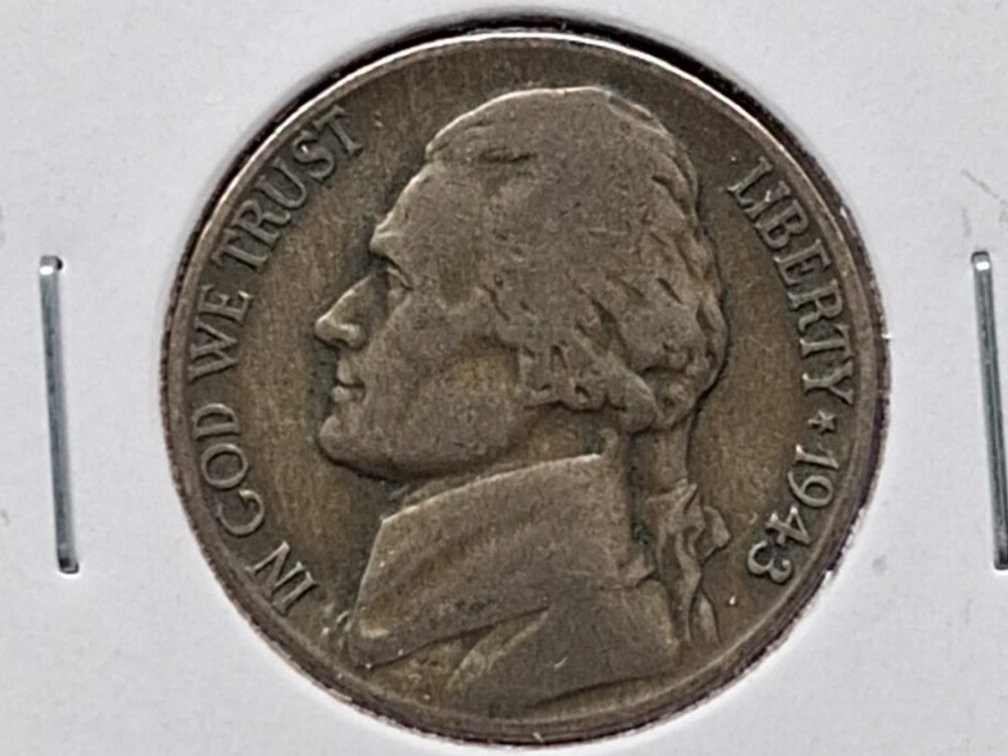 1943 D Silver Jefferson War Nickel Coin