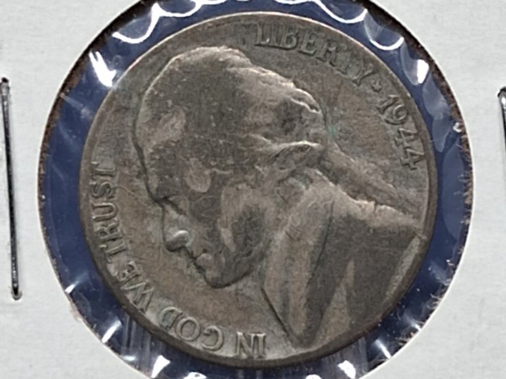 1944 P Silver Jefferson War Nickel Coin