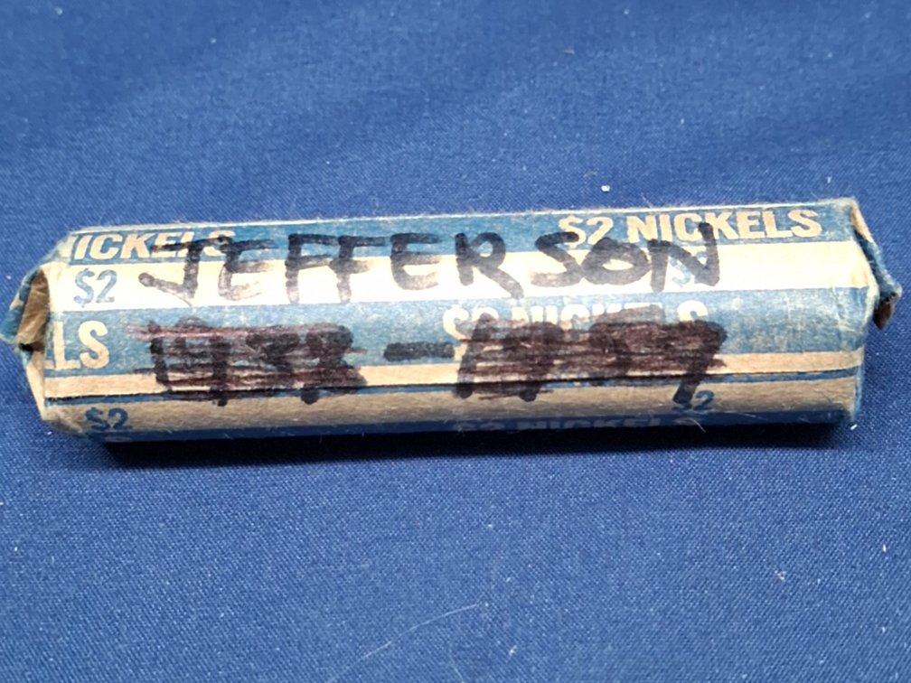 Roll Of Pre 1960 Jefferson Nickel Coins