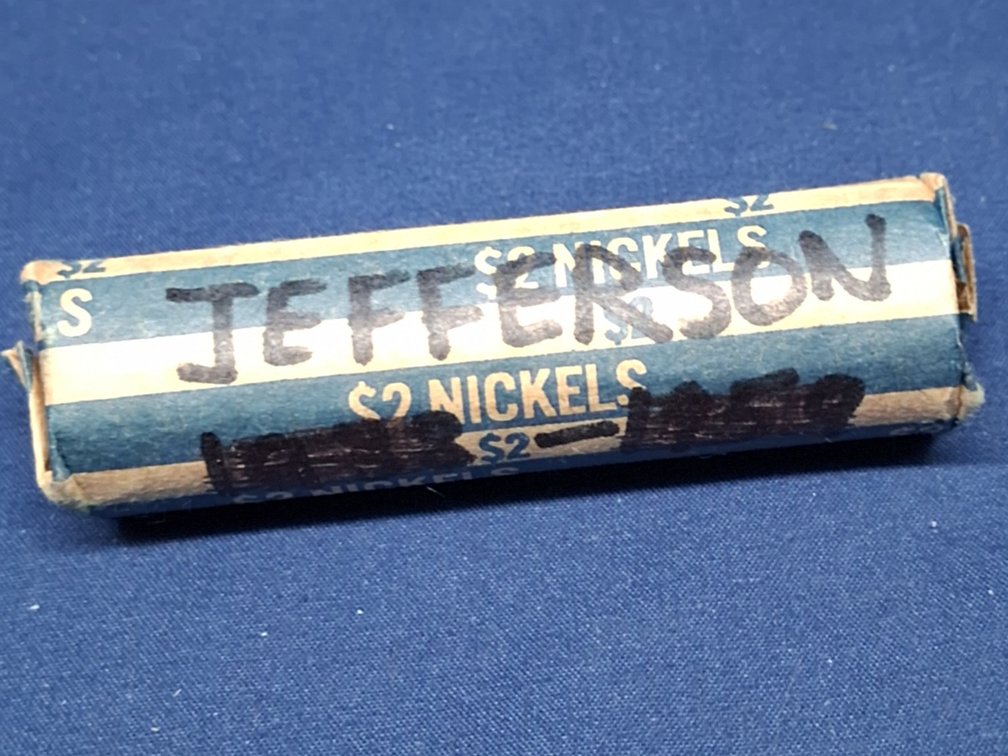 Roll Of Pre 1960 Jefferson Nickel Coins