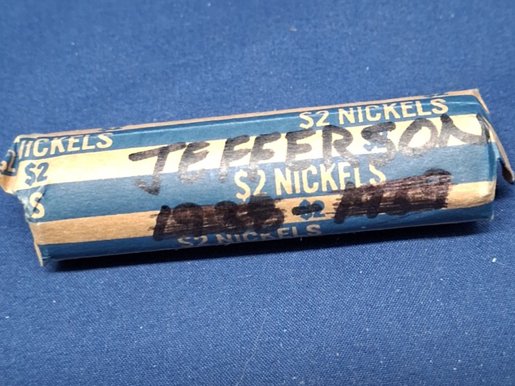 Roll Of Pre 1960 Jefferson Nickel Coins