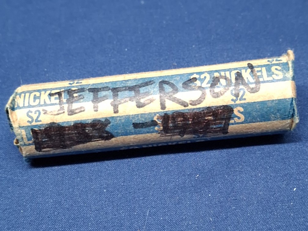 Roll Of Pre 1960 Jefferson Nickel Coins