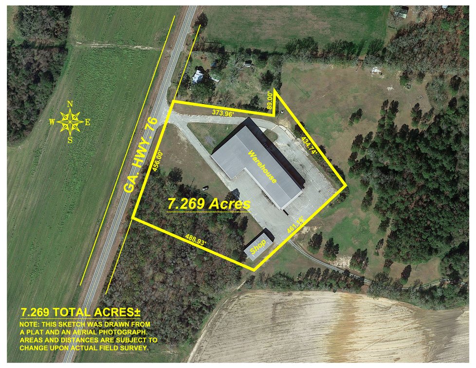 Image for Commercial Cold Storage Facility - Adel, Georgia - 39,720+/- sq. ft. Warehouse Facility with Cold Storage - 5,000+/- sq.ft Enclosed Building - 7.29+/- Acres