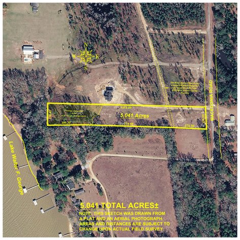Image for 5.041 +/- Acres - Jones Tract Homesite With Lake Walter F. George Frontage - Dock Permittable - Beach Access - Fort Gaines, GA