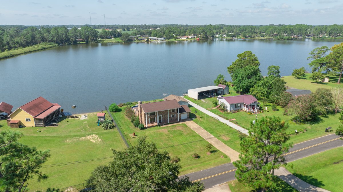 Image for Indian Lake Retreat - Waterfront Colonial Brick Home in Colquitt County, Georgia