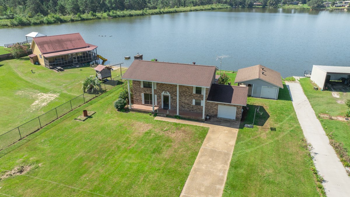 Image for Indian Lake Retreat - Waterfront Colonial Brick Home in Colquitt County, Georgia