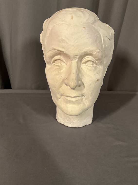Elegant Lady Plaster Bust