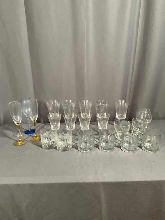Assorted Glassware