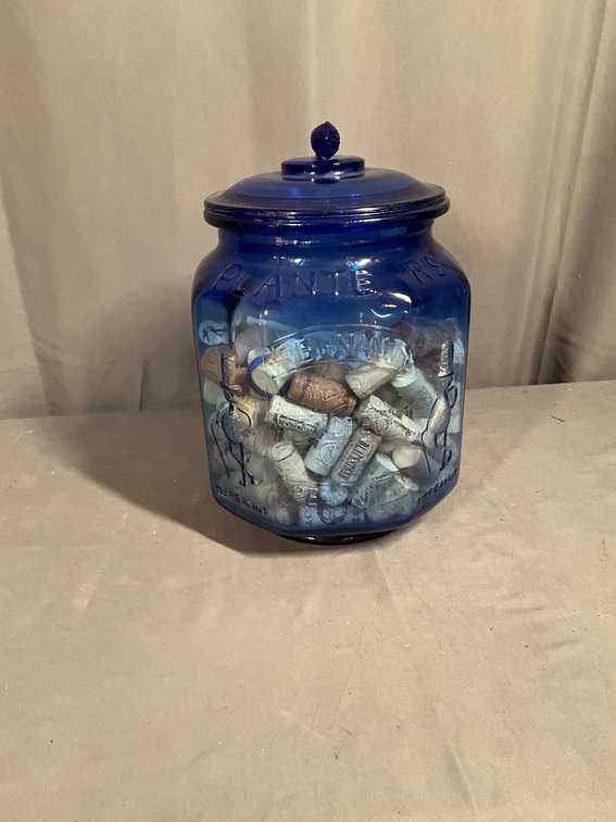 Planters Peanut Jar With Corks