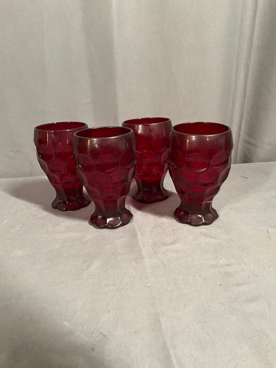 Ruby Red Glasses