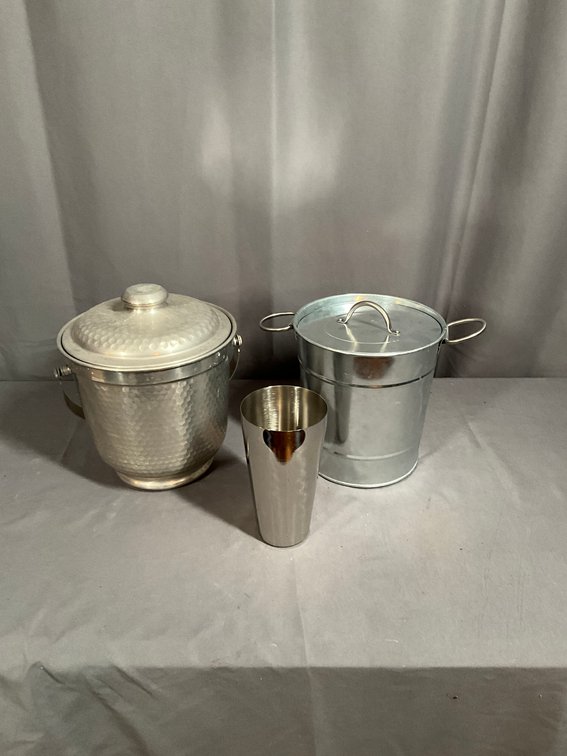 Stainless Ice Buckets And Cup
