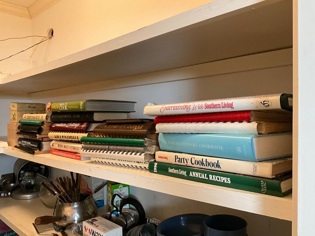 Contents Of Shelves In Pantry