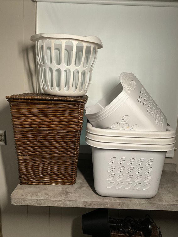 Lot Of Laundry Baskets