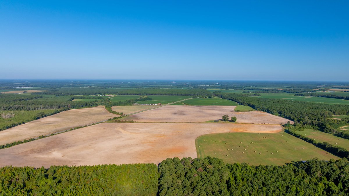 Image for 224+/- Total Acres – The Bowen Farm - Productive Farmland w/ Brick Home, Coastal Hayfields & Large Metal Building