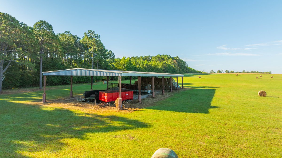 Image for 224+/- Total Acres – The Bowen Farm - Productive Farmland w/ Brick Home, Coastal Hayfields & Large Metal Building