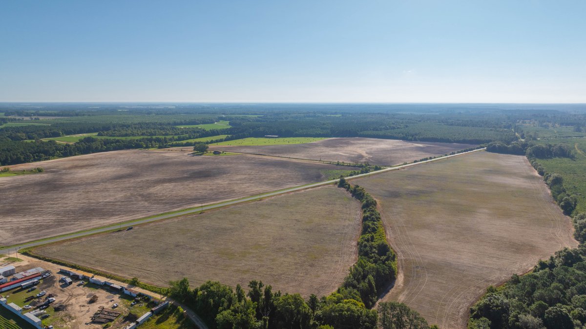 Image for 224+/- Total Acres – The Bowen Farm - Productive Farmland w/ Brick Home, Coastal Hayfields & Large Metal Building