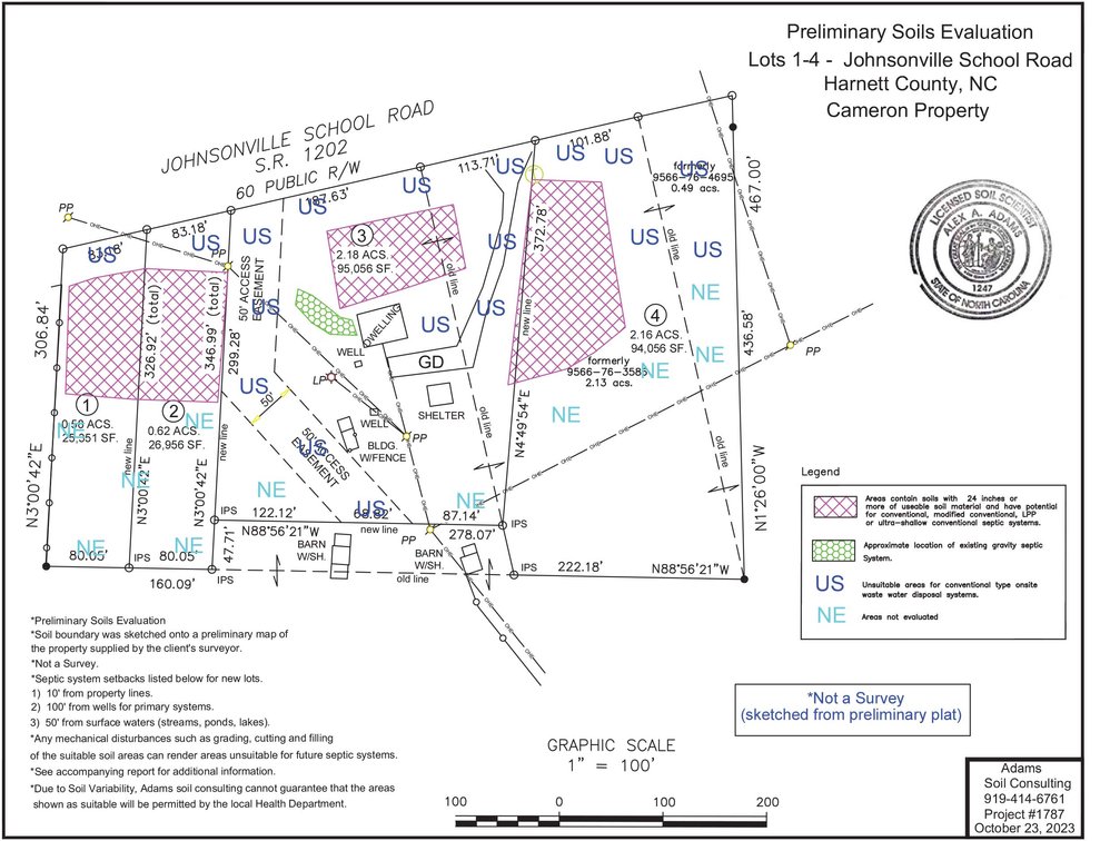 Image for 43 acres in Harnett County with a brick home in an onsite live /online / simulcast auction event!
